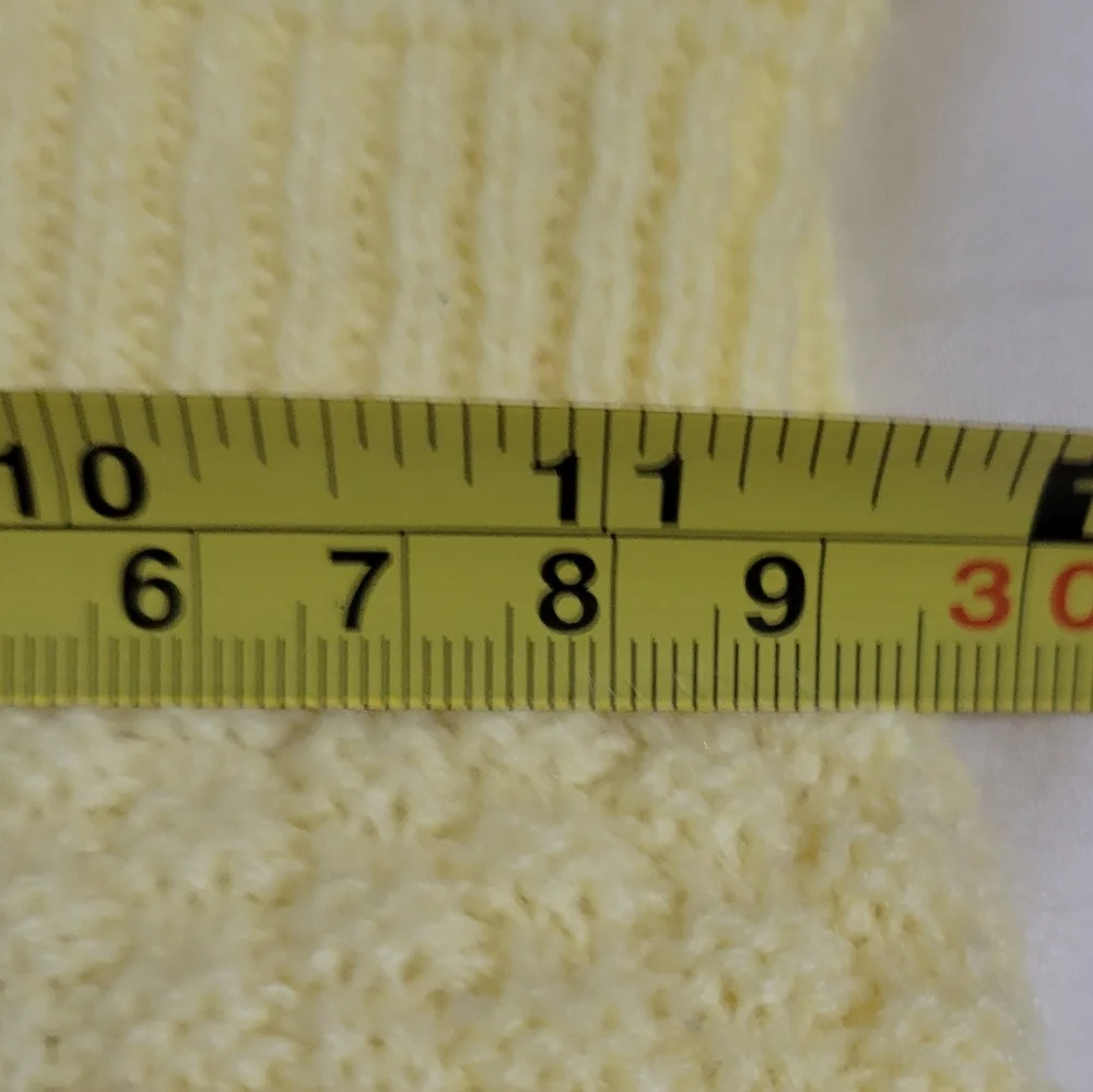 Vintage Tiny Tots Yellow Hooded Knit Sleepsack Unisex Size 3-6 Months